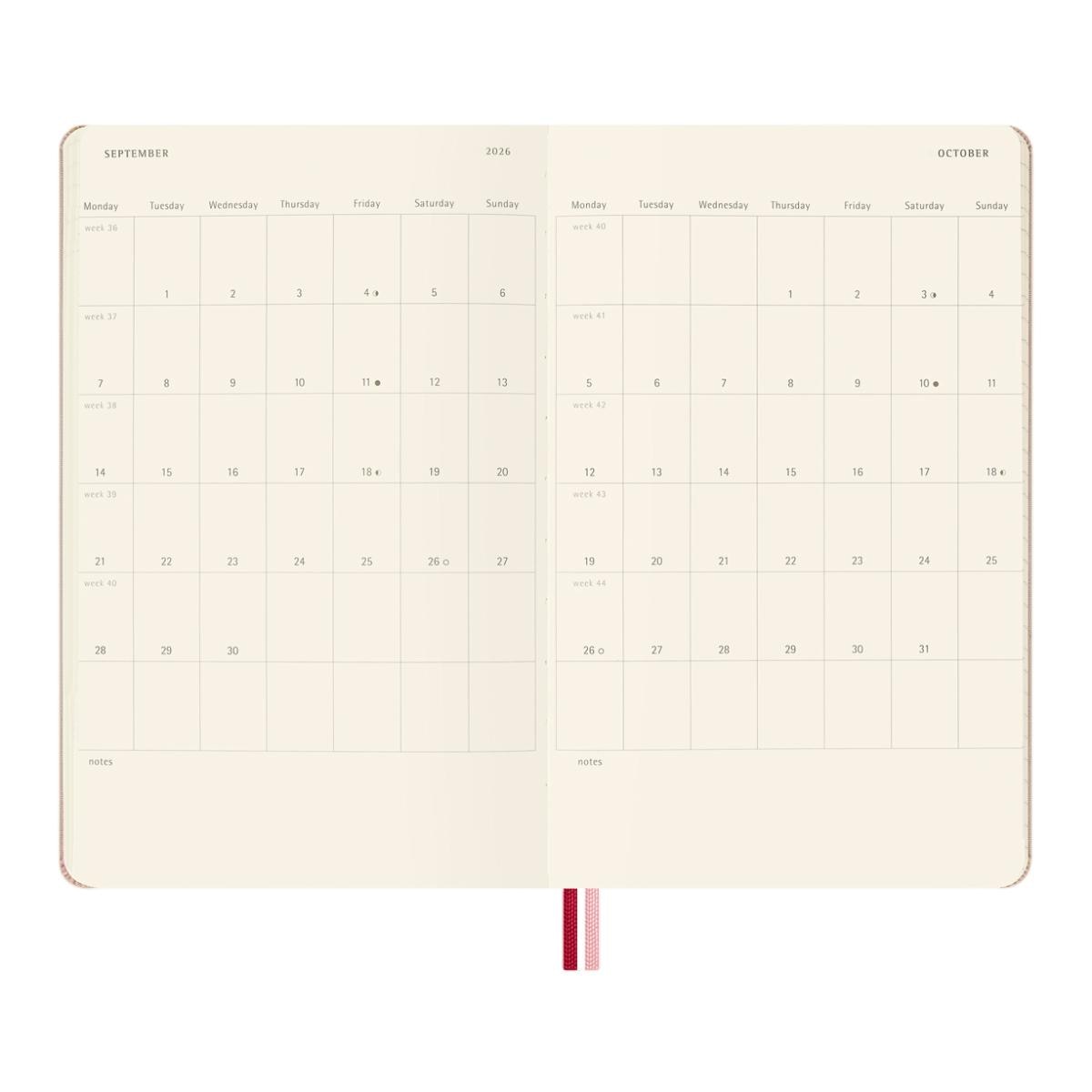 Agenda Semanal 18 Meses 2026-2027 A5 Sakura 5