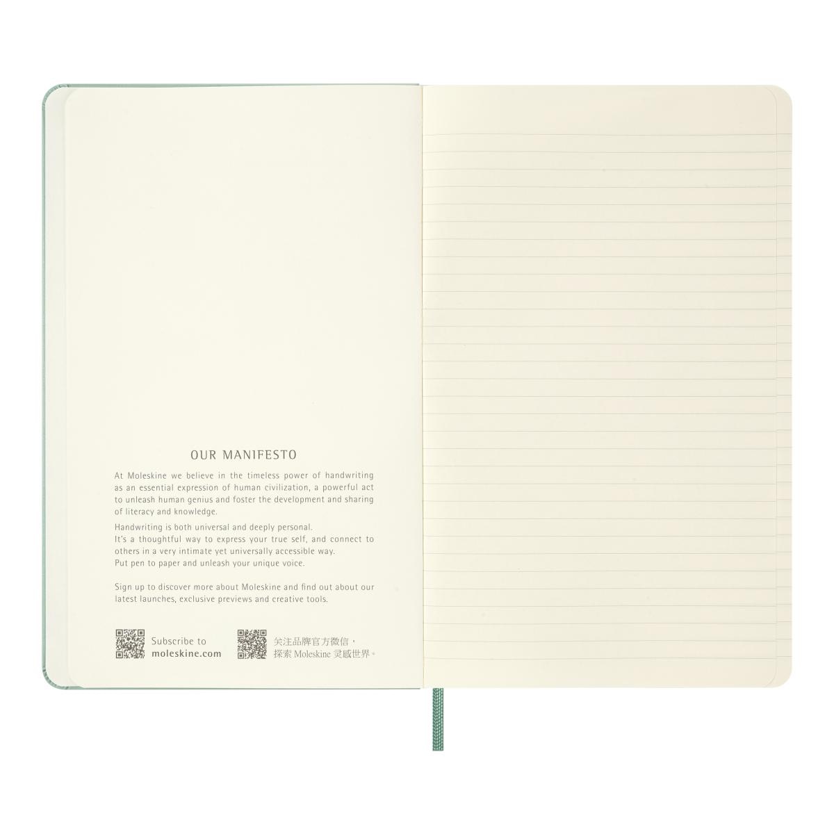 Caderno Pautado A5 Sage Green Verde-3