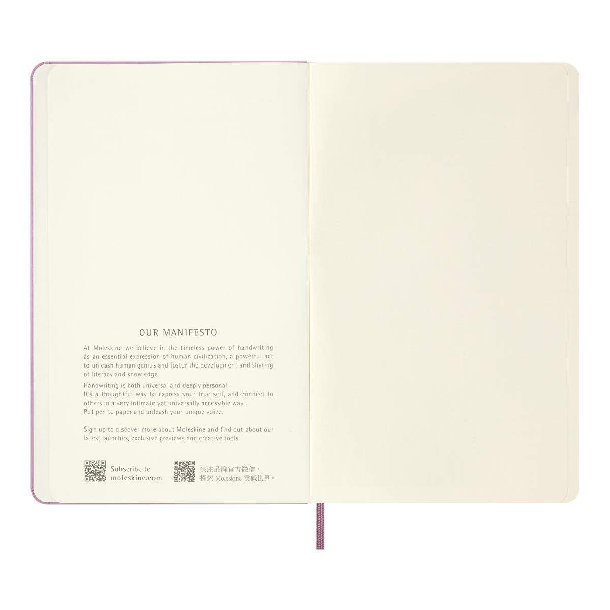 Caderno Liso Moleskine A5 Majestic Pink Rosa-3