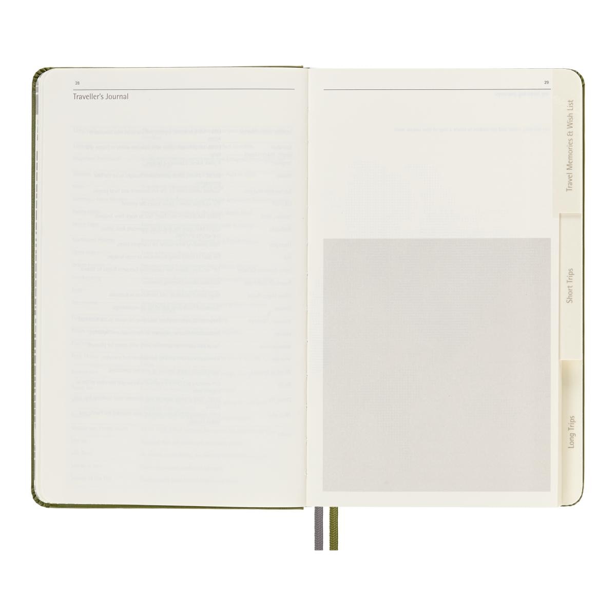 Cuederno passion de viajes Moleskine verde Verde-5