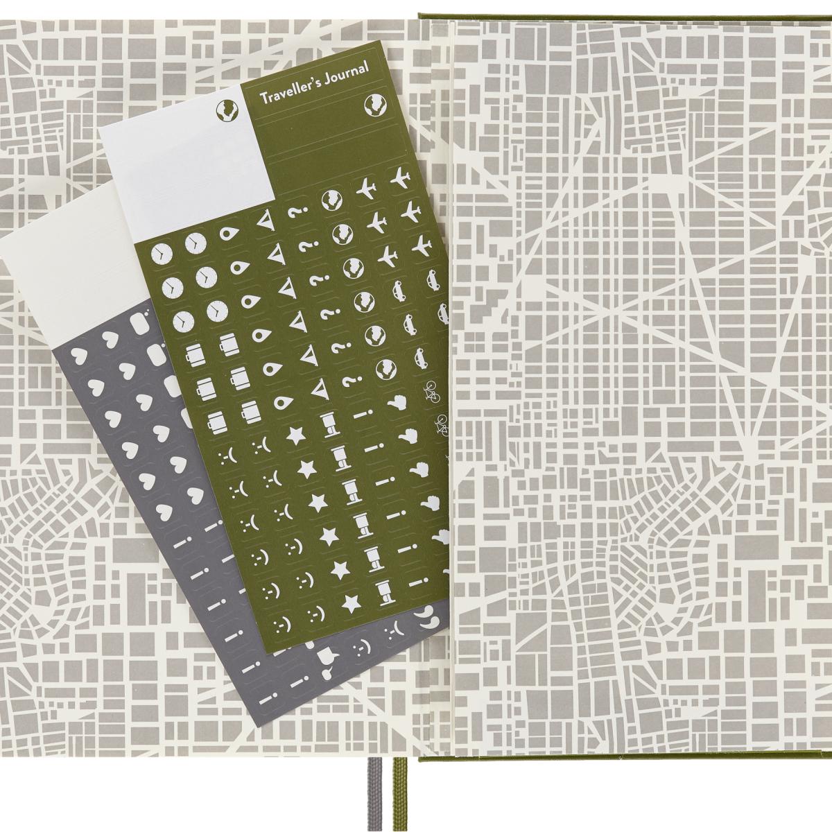 Cuederno passion de viajes Moleskine verde Verde-6
