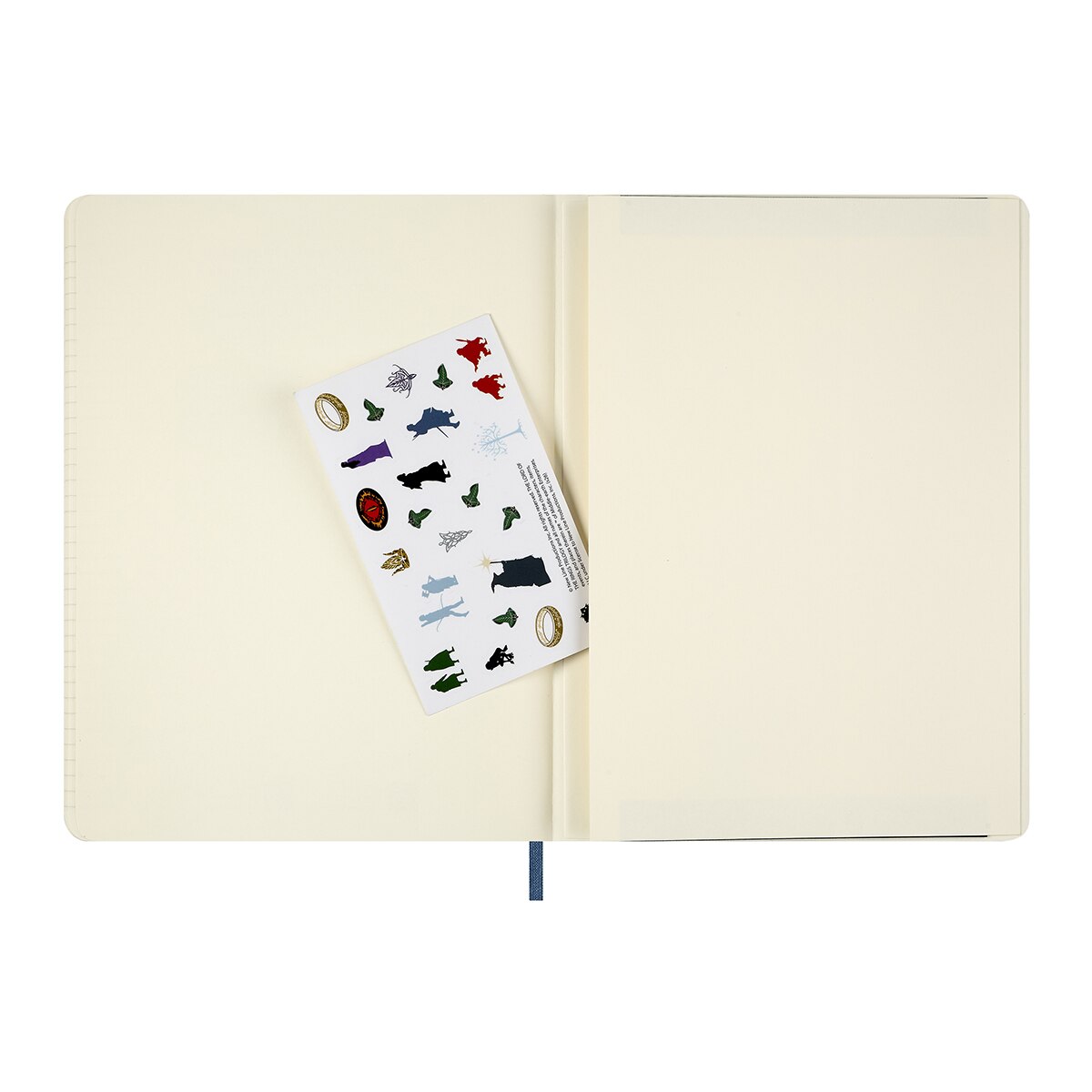Cuaderno extralarge hojas rayadas tapa blanda El Señor de los Anillos Moleskine multicolor Multicolor-6