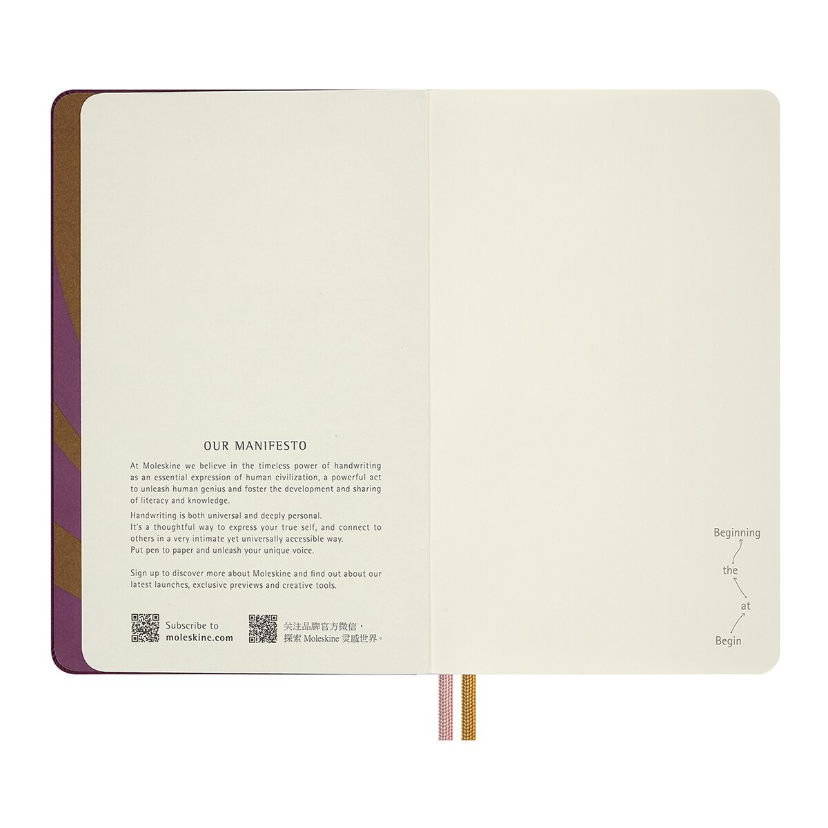 Cuaderno large hojas en blanco tapa dura de tela Alicia en el País de las Maravillas  Moleskine multicolor Multicolor-3