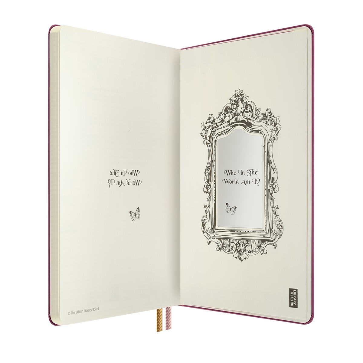Cuaderno large hojas en blanco tapa dura de tela Alicia en el País de las Maravillas  Moleskine multicolor Multicolor-7