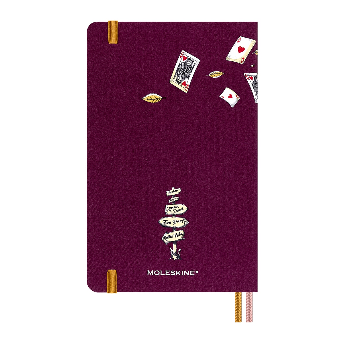 Cuaderno large hojas en blanco tapa dura de tela Alicia en el País de las Maravillas  Moleskine multicolor Multicolor-8