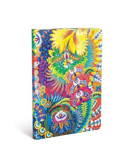 Libreta Midi Liso Cierre con Banda Elástica Amanecer Paperblanks Multicolor Multicolor-2