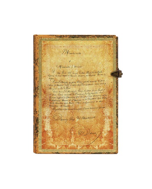 Libreta Midi Liso Cierre con Broche 150 Aniversario de Dumas Paperblanks Arena Arena-1