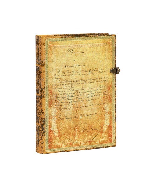Libreta Midi Liso Cierre con Broche 150 Aniversario de Dumas Paperblanks Arena Arena-2