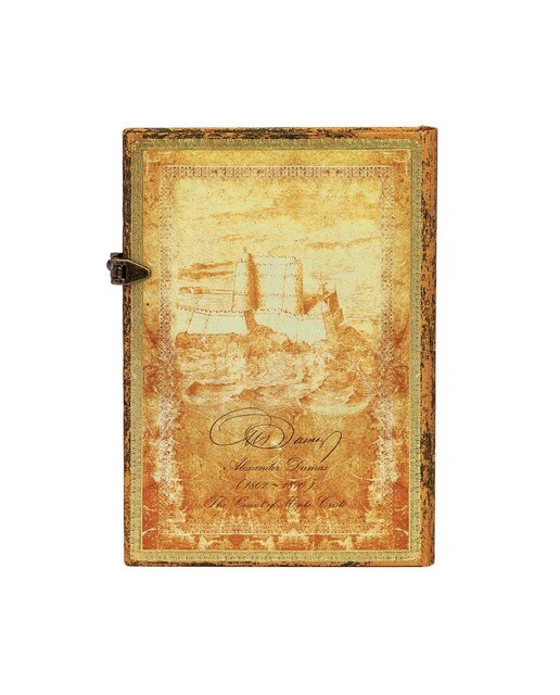 Libreta Midi Liso Cierre con Broche 150 Aniversario de Dumas Paperblanks Arena Arena-4