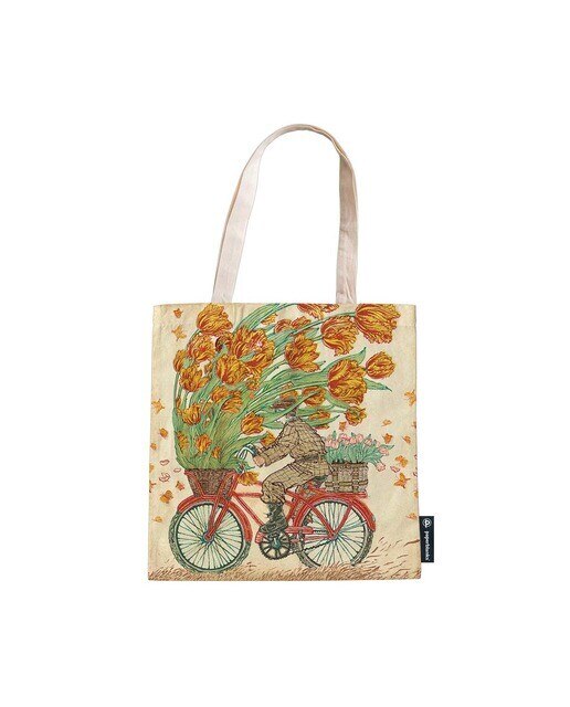 Bolsa de Algodón Bolsillo Interior con Cremallera Primavera Holandesa Paperblanks Multicolor Multicolor-3