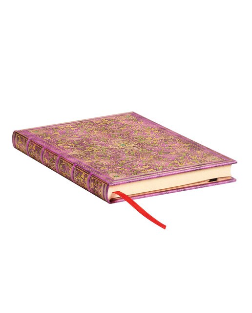 Libreta Jubileo de Diamante Midi (130x180x20mm) lisa de 144 páginas y cierre con banda elástica cortes del libro impresos Paperblanks multicolor Multicolor-2