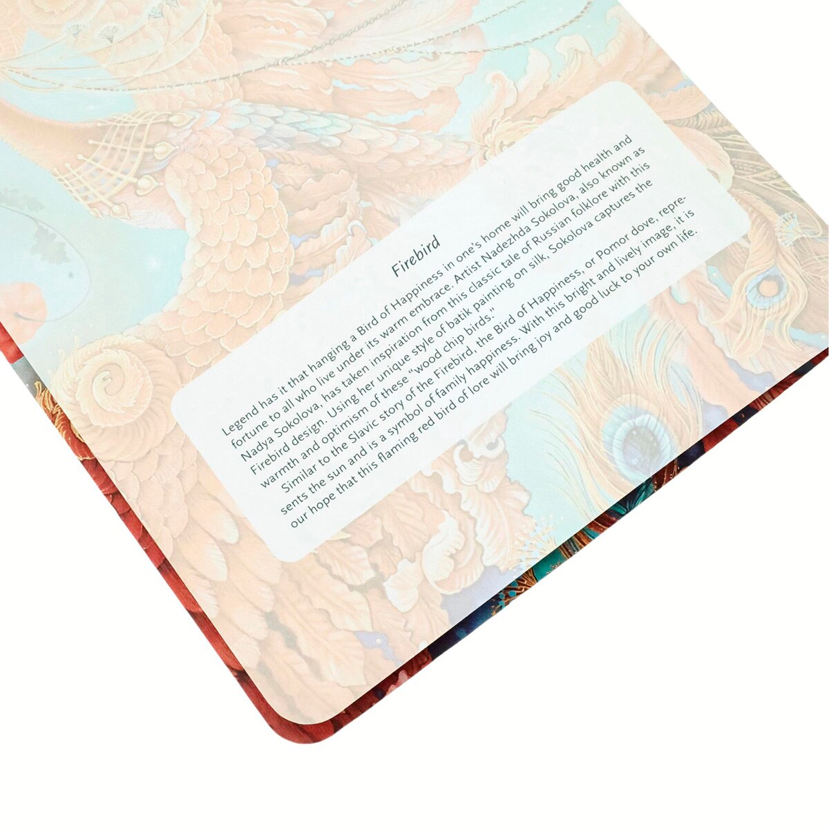Libreta Cahier de tapas flexibles Pájaro de Fuego A5 (148x210mm) rayada de 80 páginas Paperblanks rojo Rojo-4