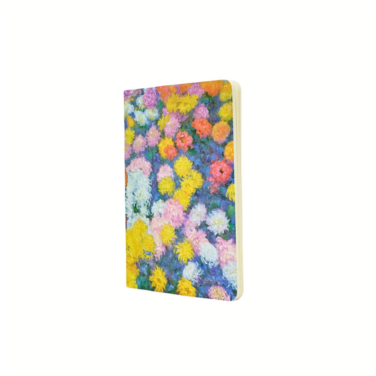 Imagen 0 de Libreta Cahier de tapas flexibles Crisantemos de Monet A5 (148x210mm) rayada de 80 páginas Paperblanks multicolor
