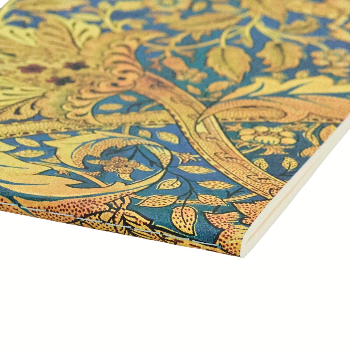 Libreta Cahier de tapas flexibles Morris Danza del Viento A4 (210x297mm) lisa de 80 páginas Paperblanks azul Azul-2