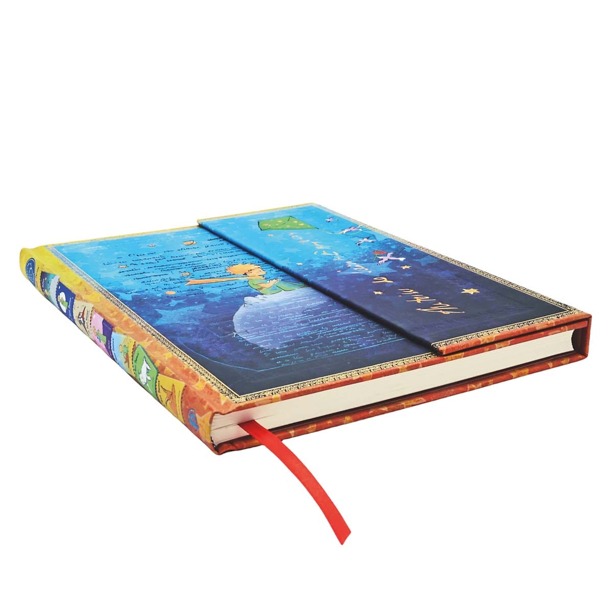 Diario Noa Principito - Azul Oscuro, 15x21 Cm - Cuaderno Con Solapa Para Notas