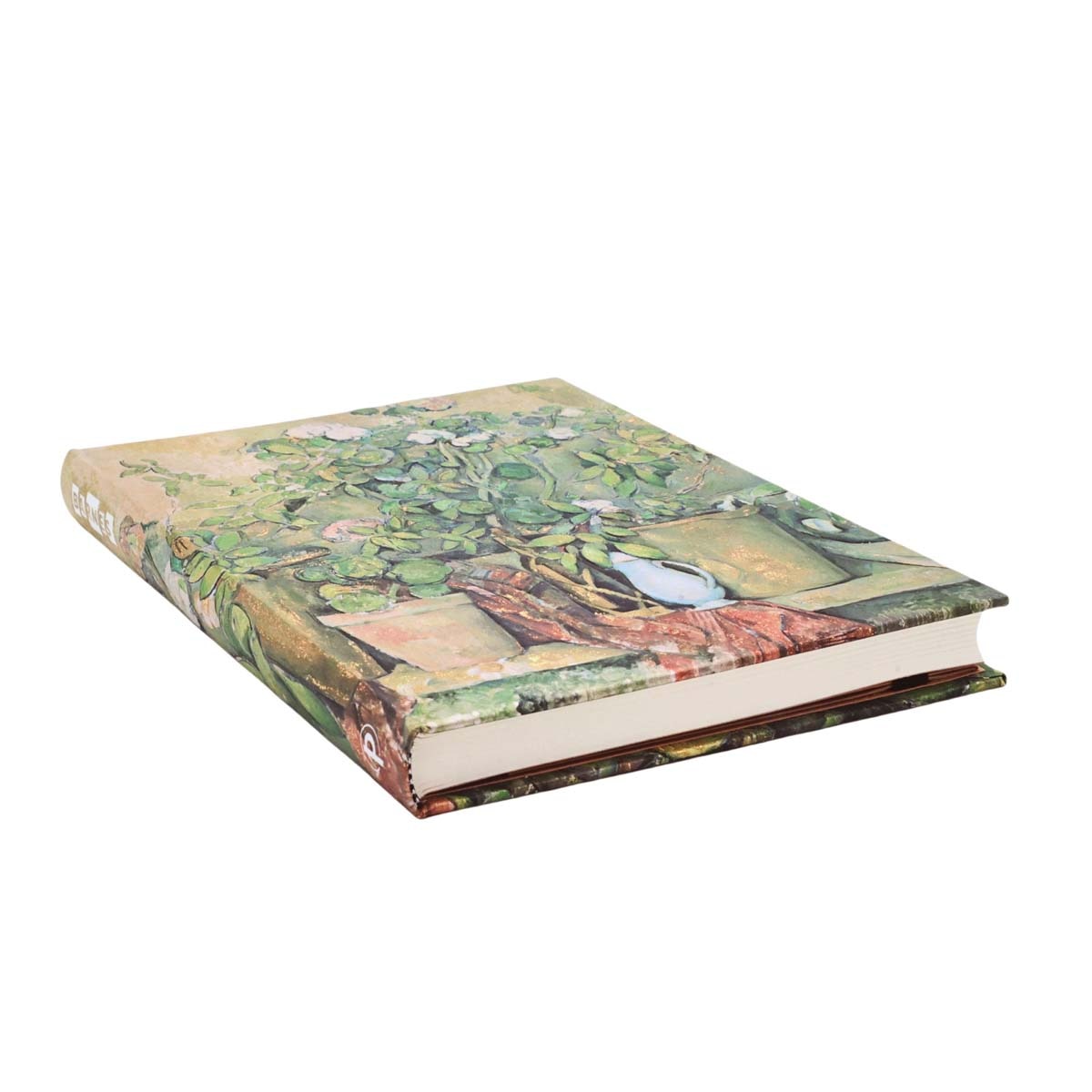 Imagen 2 de Libreta de Direcciones Macetas de Terracota y Flores de Cezanne Midi (120x180mm) de 144 páginas cierre con banda elástica Paperblanks verde