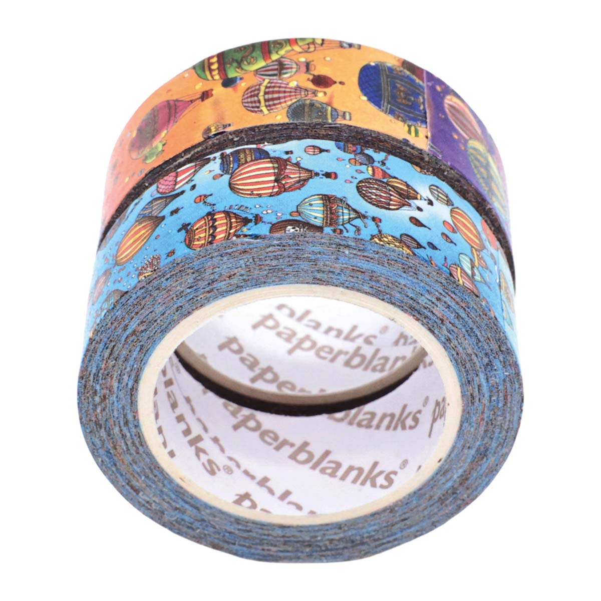Washi Tape en pack de 2uds Festival de Globos/Vuelo al Atardecer (1ud. por estampado (15mmx10m)) 3