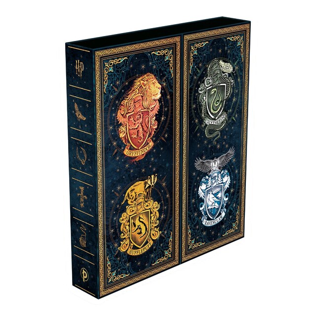 Set de regalo Harry Potter Gryffindor con 1 libreta Midi (120x180mm) rayada de 144 págs., 1 marcapáginas y 1 lápiz, todo a juego, Paperblanks Rojo