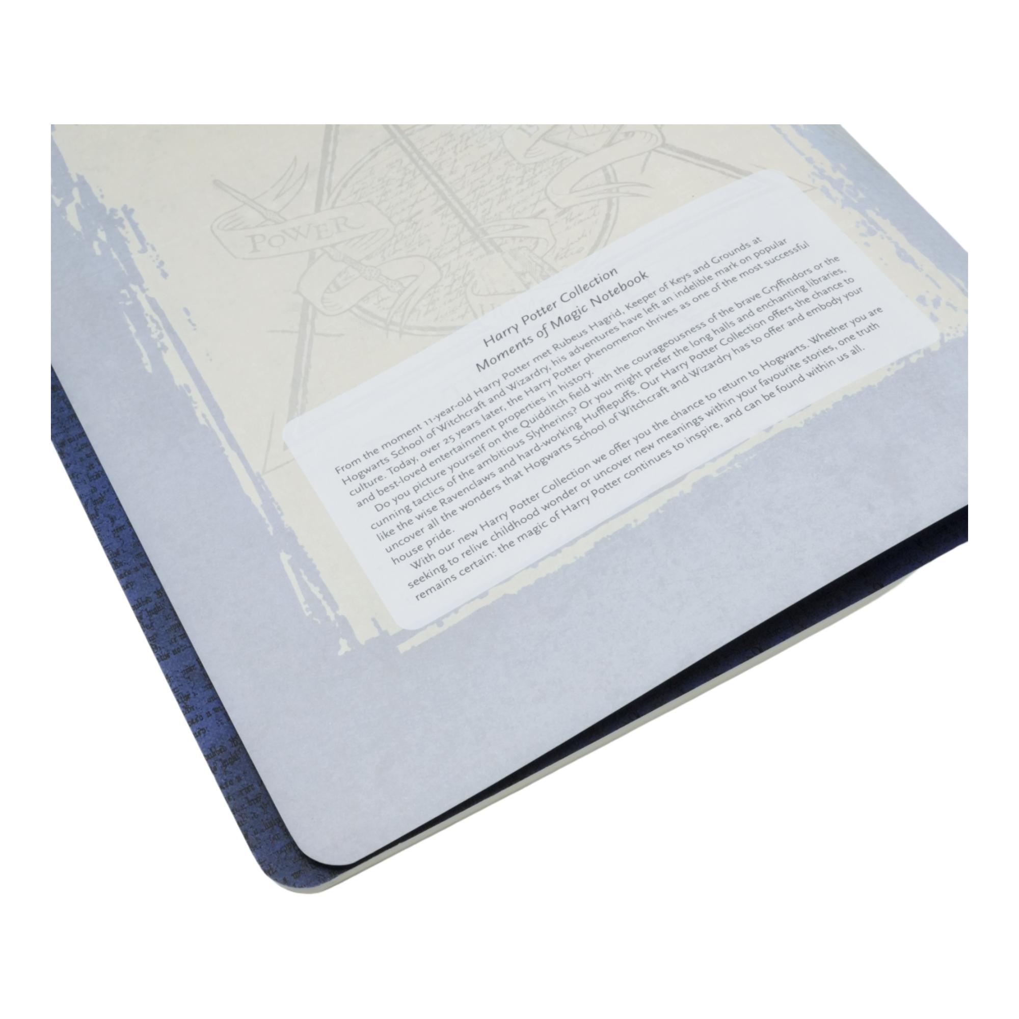 Imagen 4 de Libreta Cahier Harry Potter Momentos de Magia A4 (297x210mm) Lisa de 80 páginas tapas flexibles Paperblanks azul Azul
