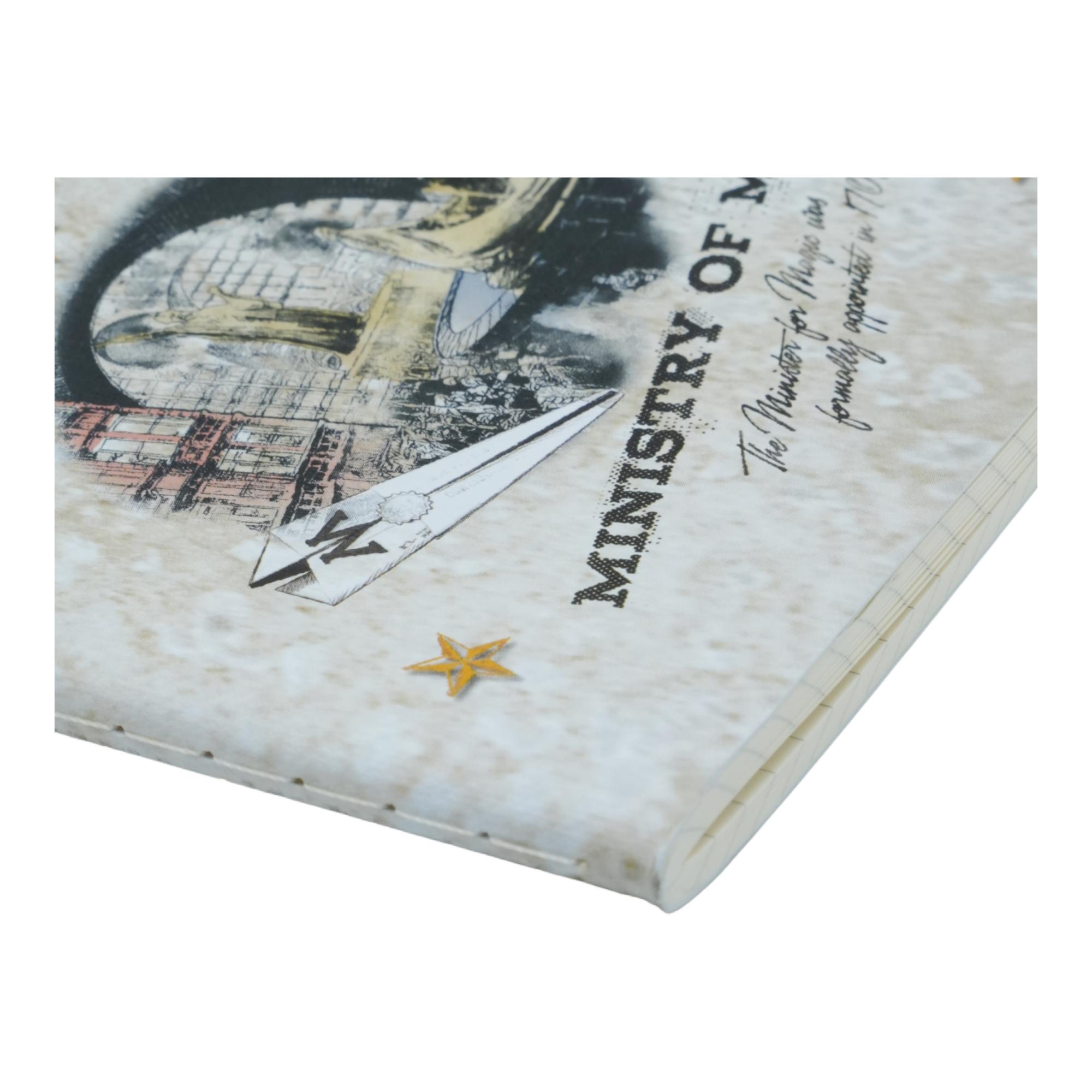 Imagen 2 de Libreta Cahier Harry Potter El Mundo Mágico A4 (297x210mm) Lisa de 80 páginas tapas flexibles Paperblanks blanco Blanco