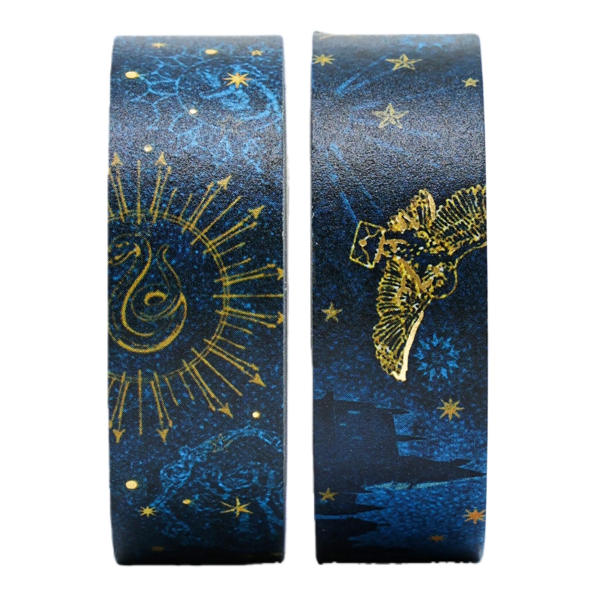 Imagen 4 de Pack 2 rollos de washi tape Harry Potter Leyendas de Hogwarts (1ud. por estampado (15mmx10m)) Paperblanks Multicolor
