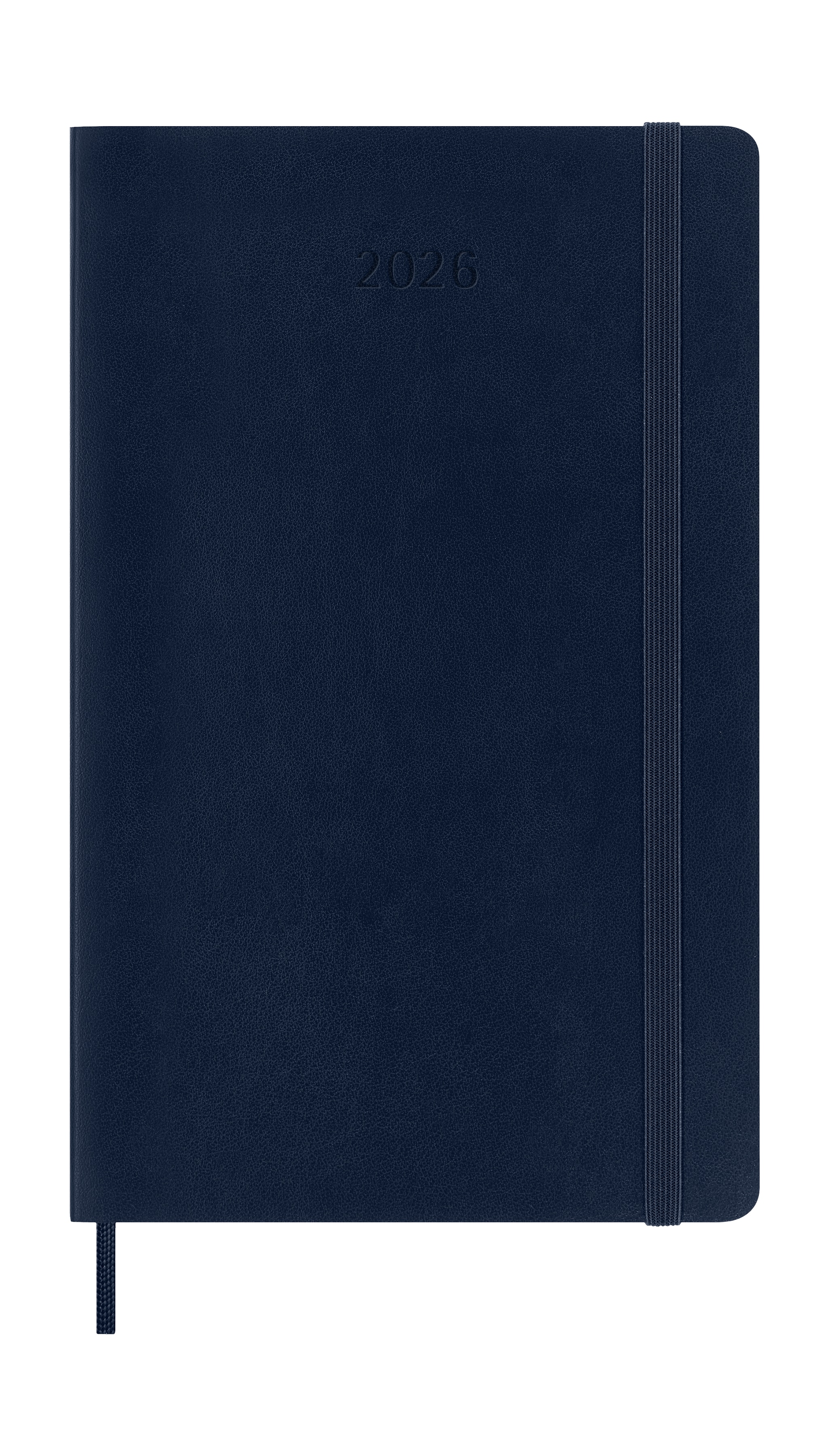 Agenda  Diária Grande  2026 Moleskine Azul Zafiro Capa Mole 2