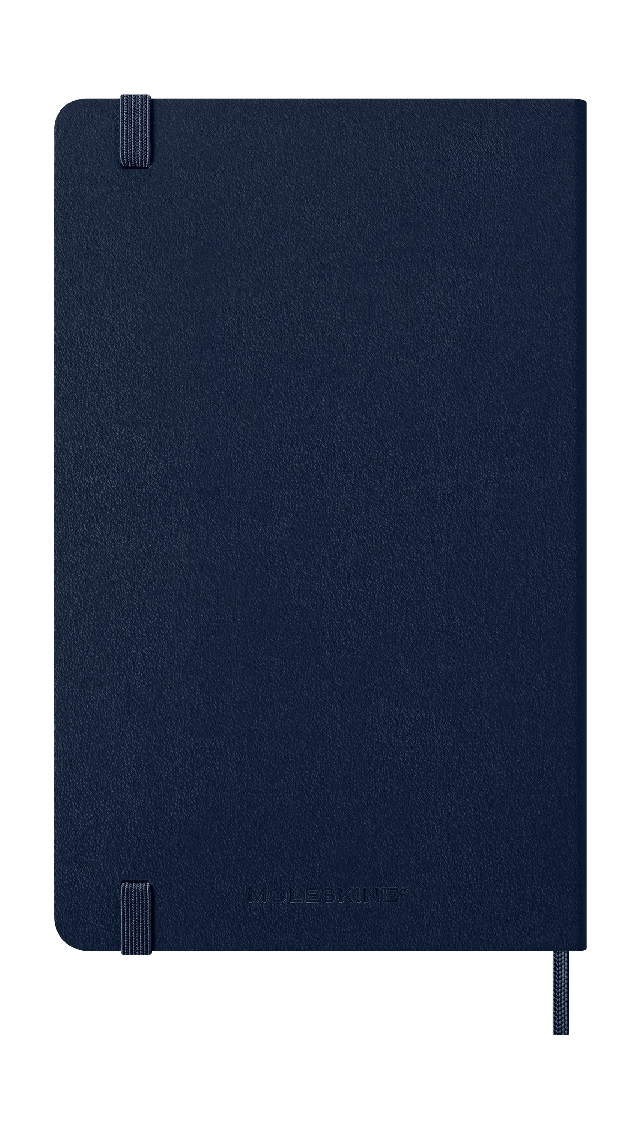 Agenda large 2026 semana vista tapa dura Moleskine azul zafiro en inglés 7