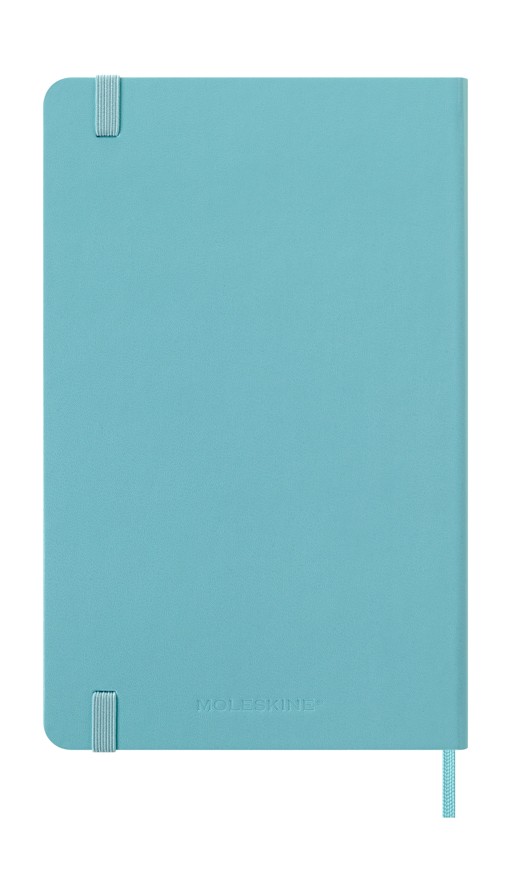 Agenda large 2026 semana vista tapa dura Moleskine turquesa en inglés 7