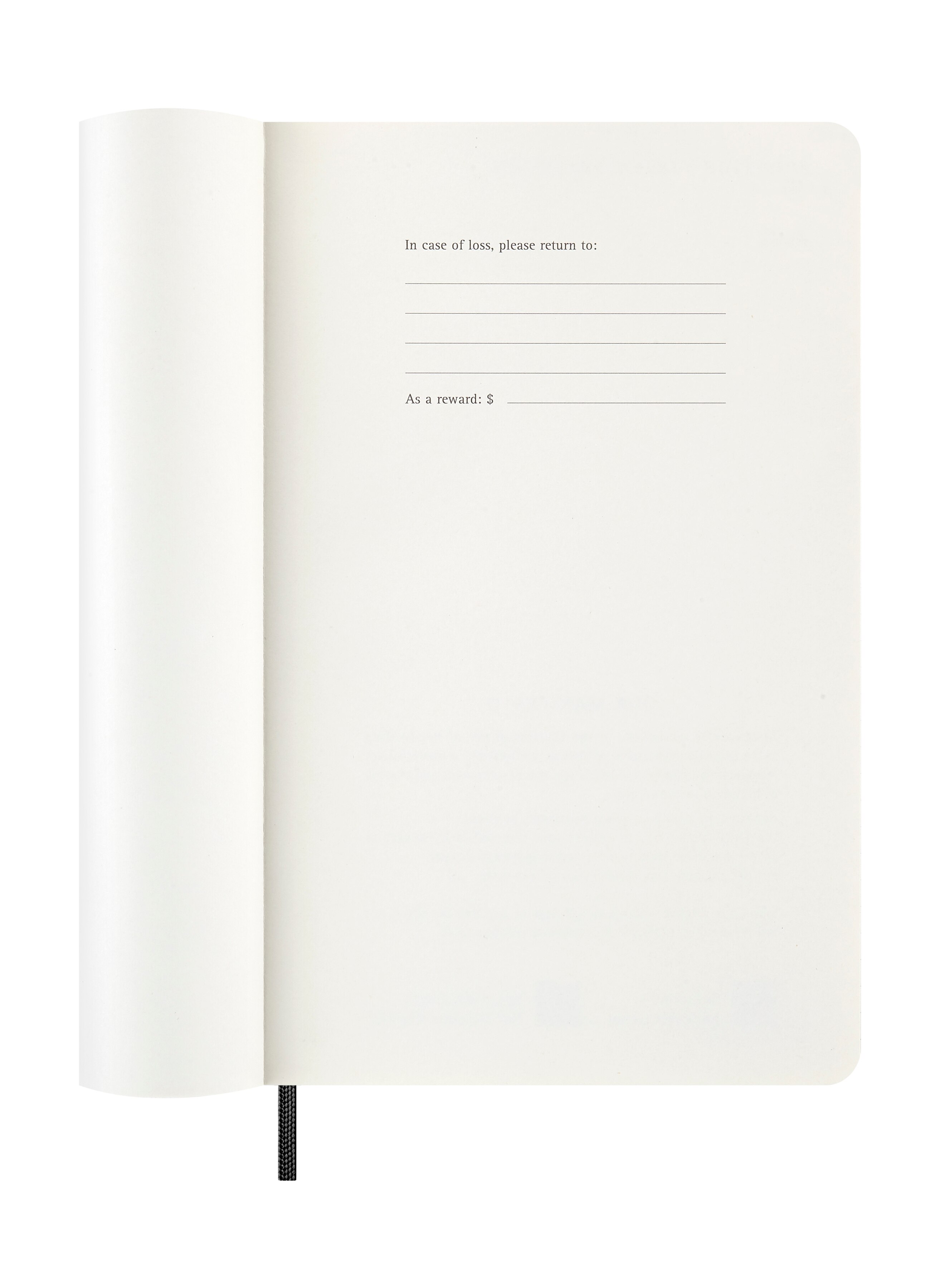 Agenda Mensal 12 Meses 2026 Moleskine A5 Soft Preto 3