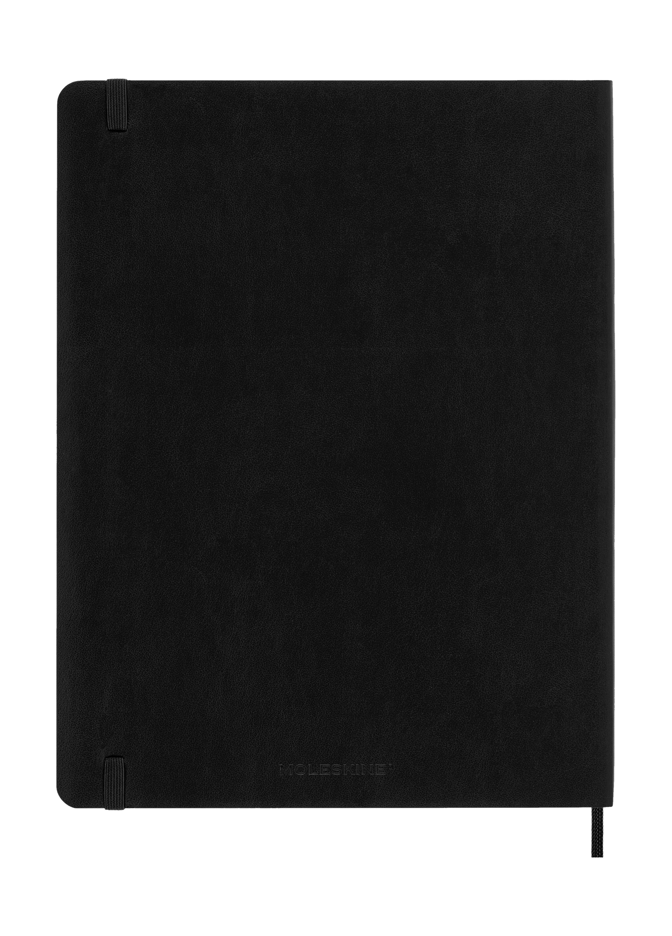 Agenda Moleskine 2026 Mensal Extragrande Preta Capa Mole 7