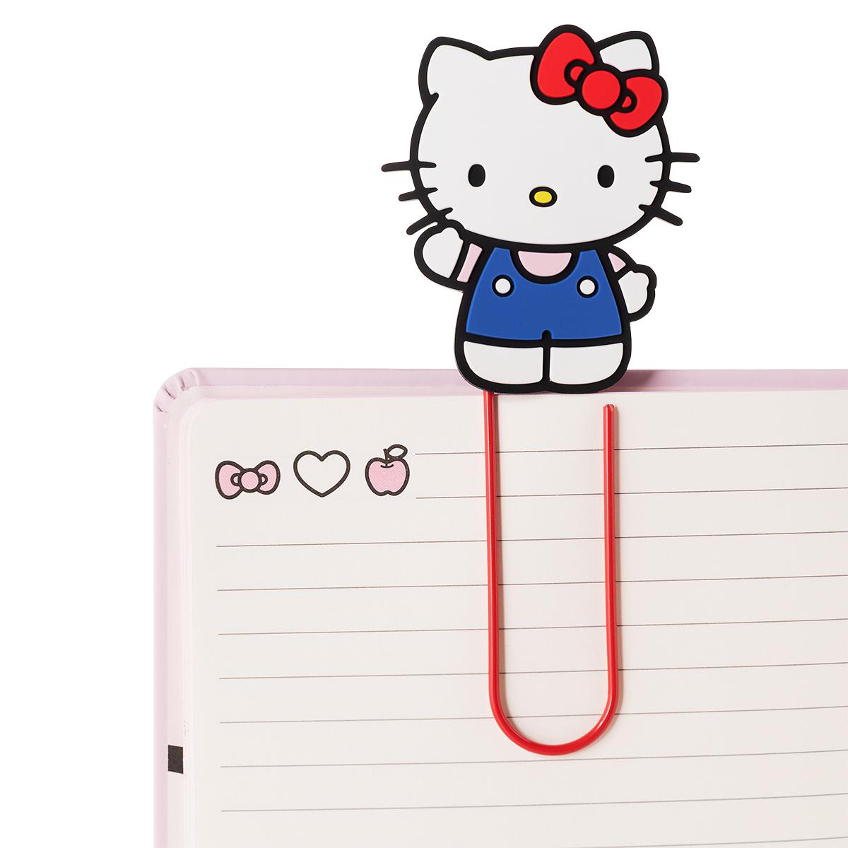 Paper cliip jumbo x 1 HELLO KITTY Mooving Paper Rosa-4