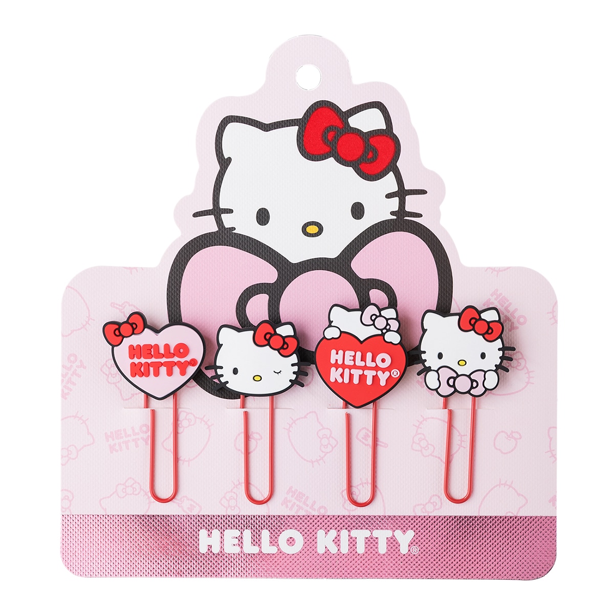 Imagen 0 de Fun paper clips x 4 HEELO KITTY Mooving Paper