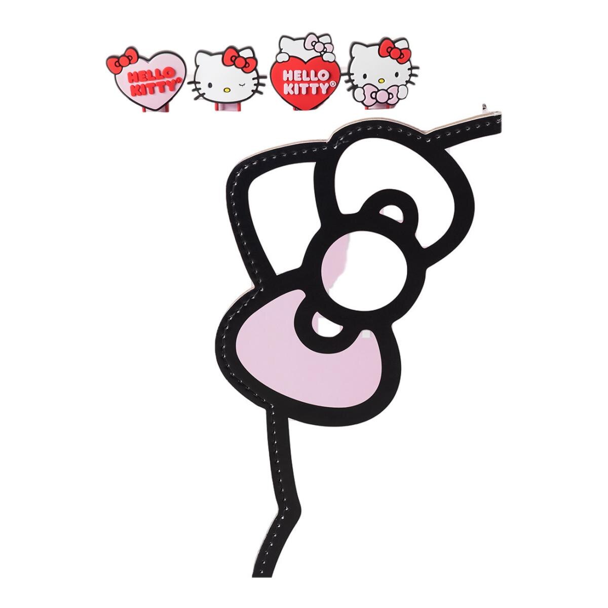 Fun paper clips x 4 HEELO KITTY Mooving Paper Rosa-4