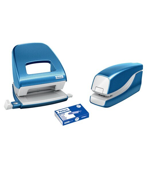 Agrafador Modelo E-310 PETRUS Eléctrico Azul 4