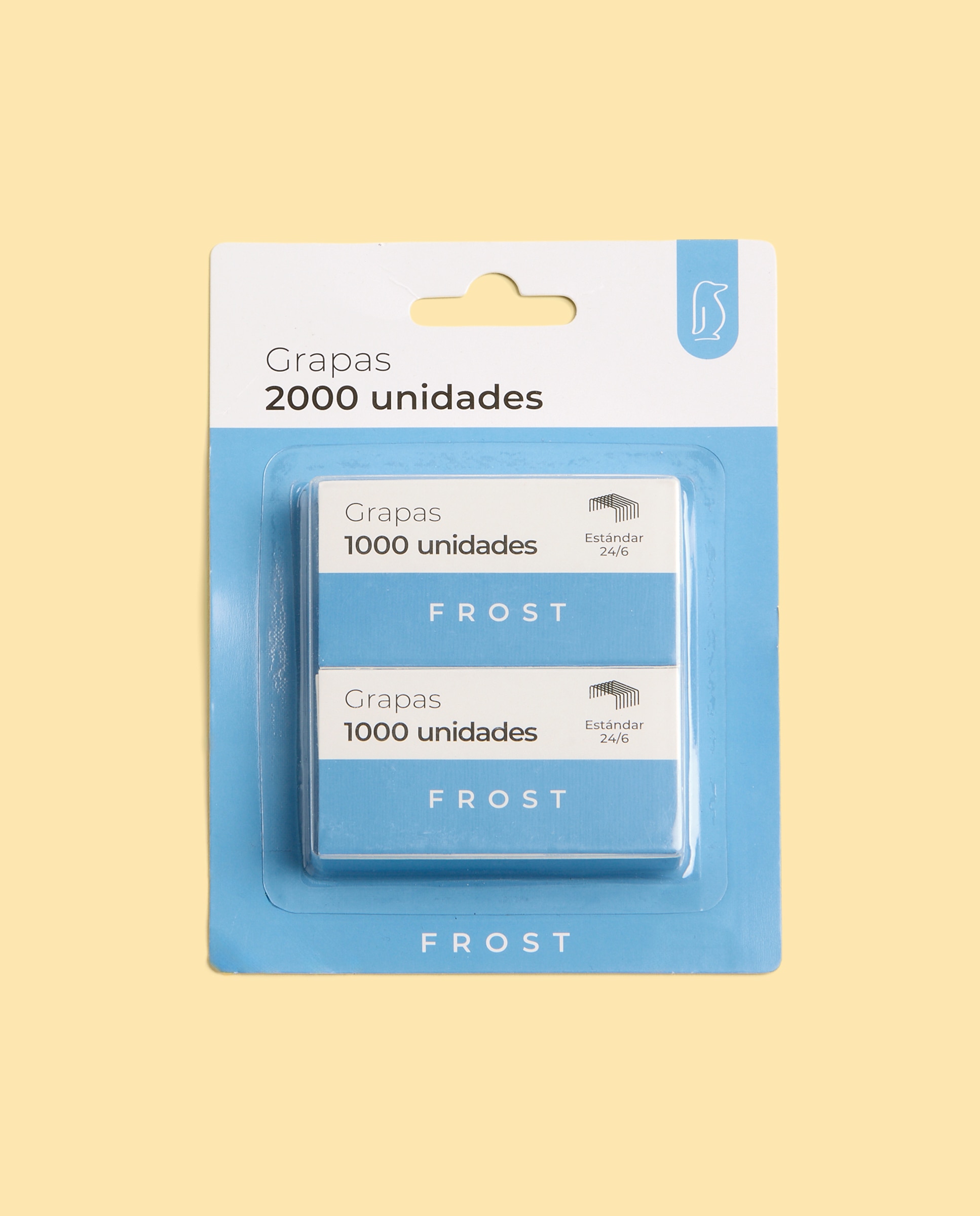 2 cajas de 1.000 grapas FROST 2