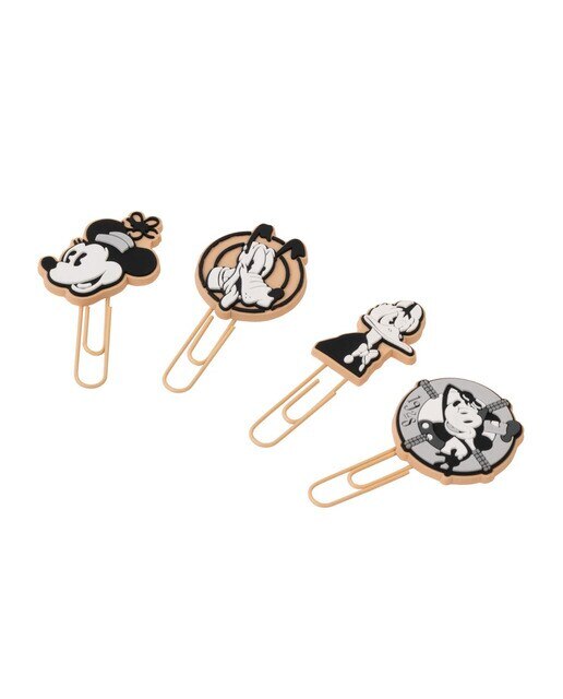 Conjunto de Clipes com Tampa Disney Mickey - Preto Preto / Bege-2