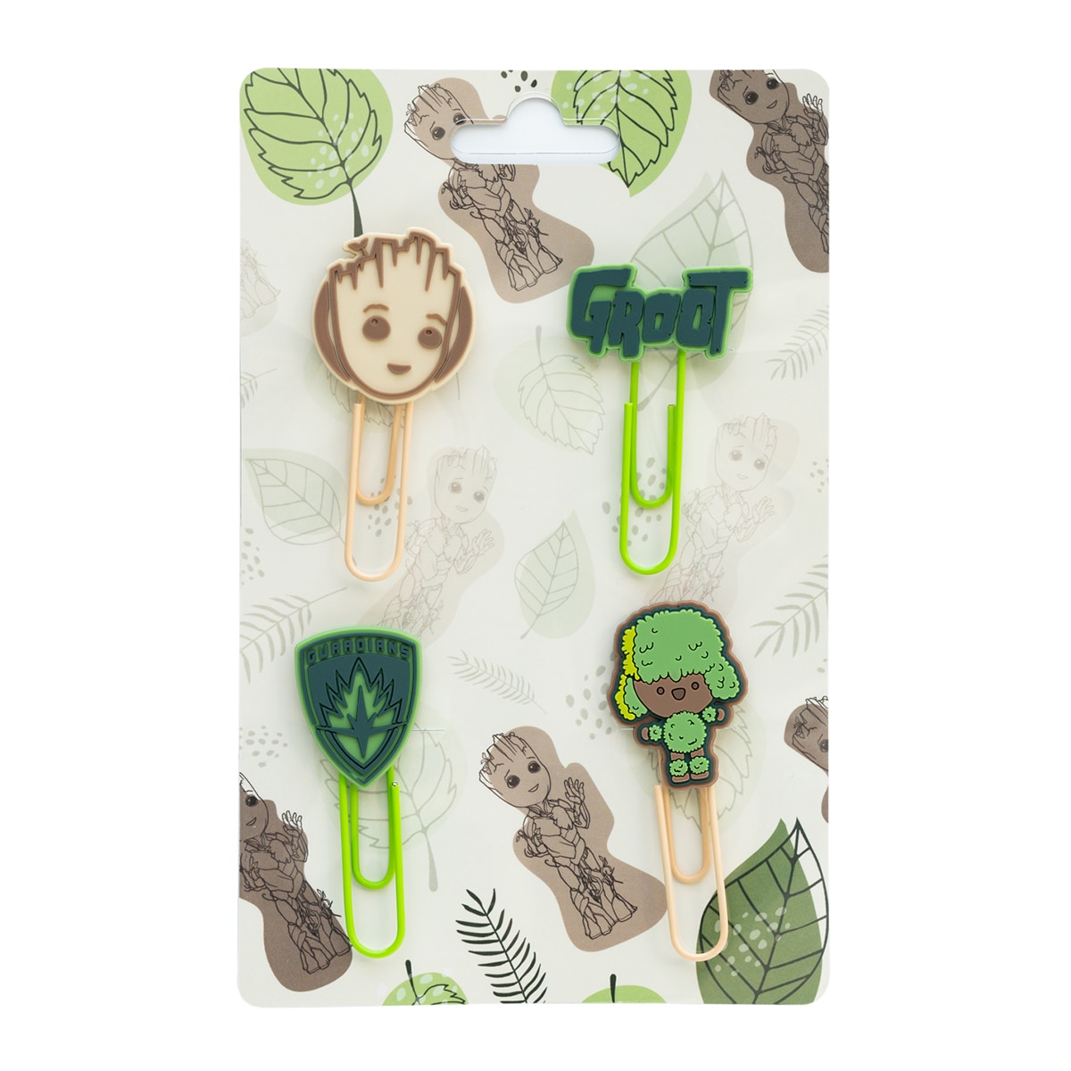 Set de clips con topper Marvel Groot Erik verde Verde / Marrón-1