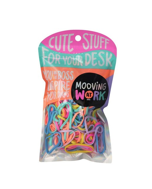 Dispensador de elásticos multicoloridos Mooving Transparente-1