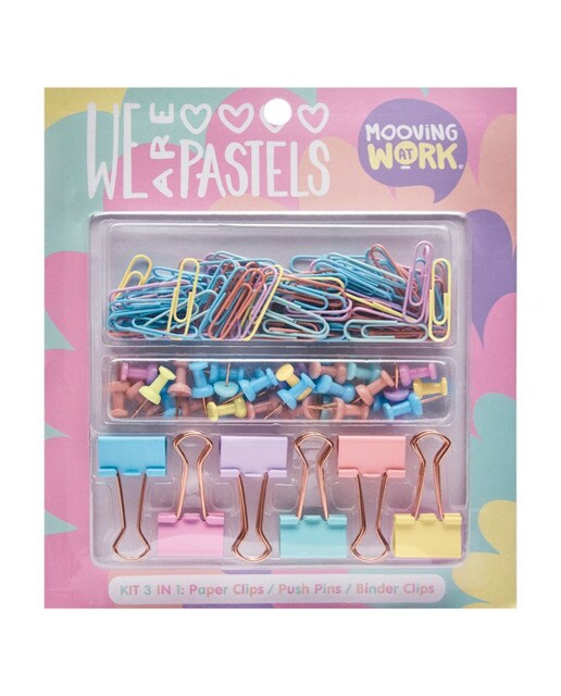 Conjunto de escritório em tons pastel Mooving Multicolor-1