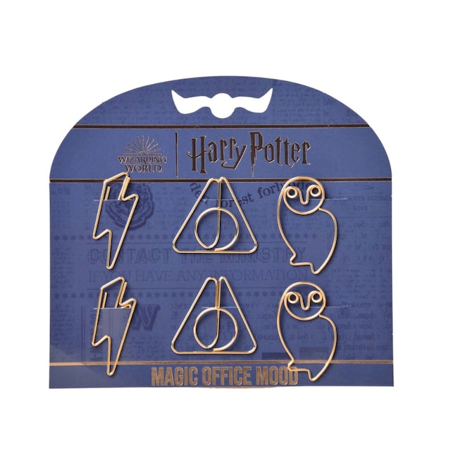 Imagen 0 de 6 paper clips con forma Harry potter Mooving