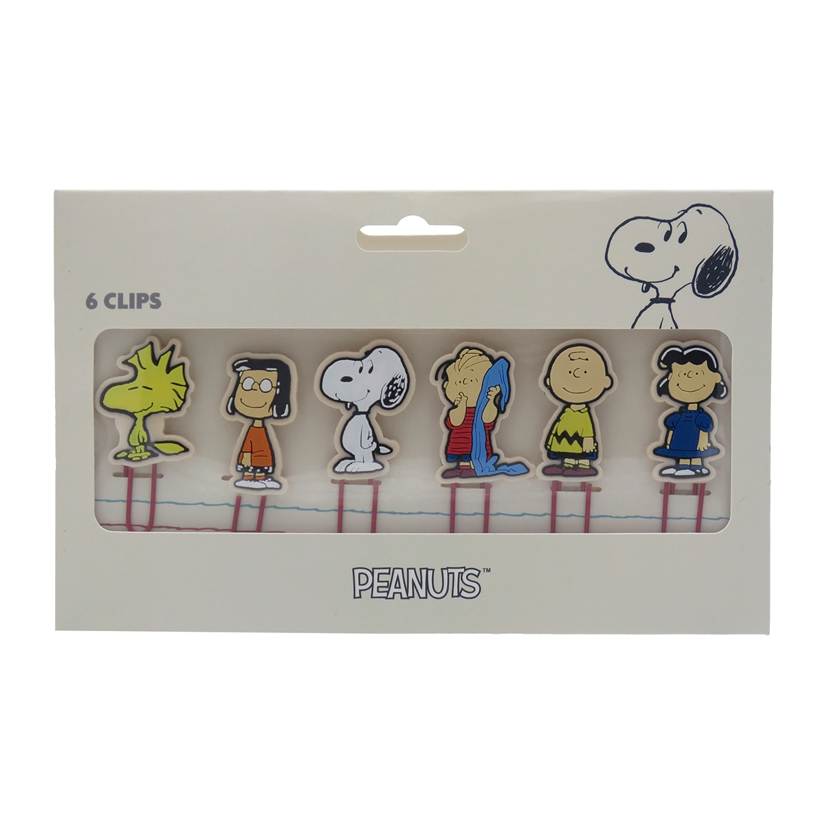 Imagem 0 de Pack de 6 Clips com Figuras de Rubber