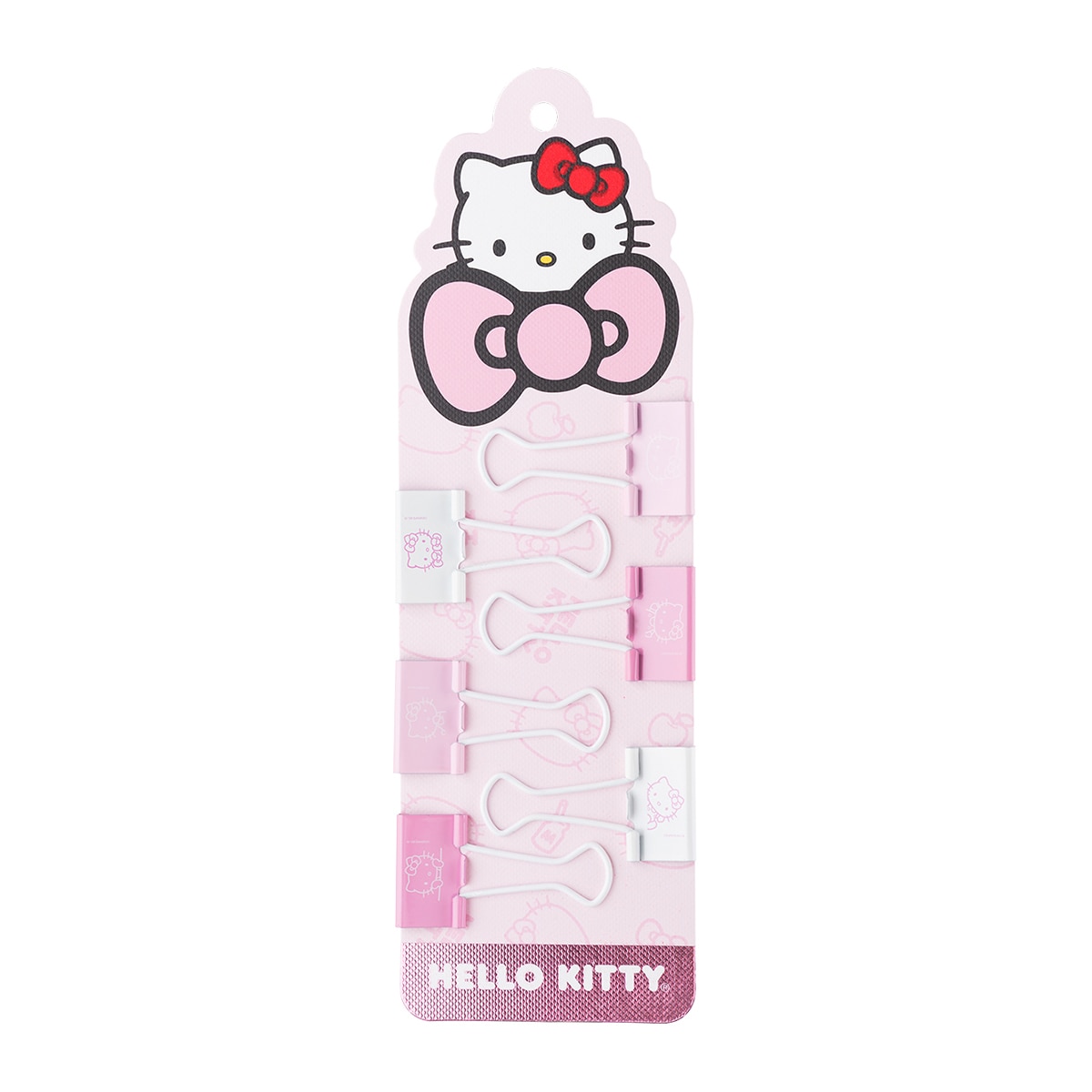 Imagen 0 de Binder clips de 25 mm  x 6 HELLO KITTY Mooving Paper