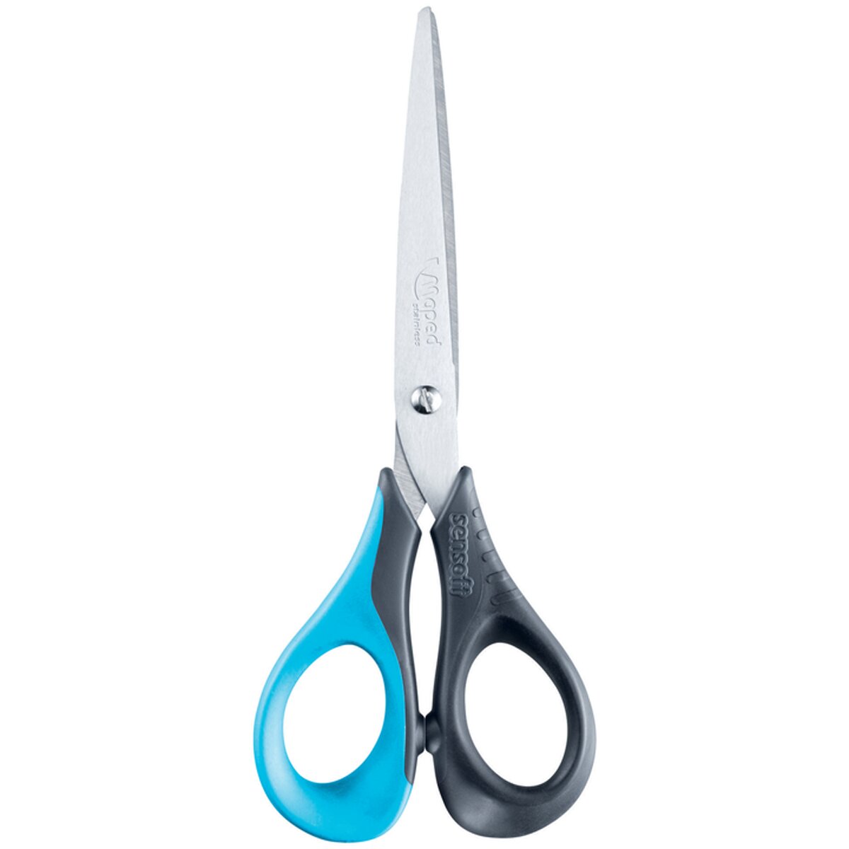 Tijeras Sensoft de 16CM Asimétricas con Agarre Ergonómico y Anillas Flexibles Maped Colores Surtidos Surtido-3