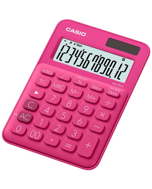 Calculadora de sobremesa MS-20UC CASIO Fucsia Fucsia-1