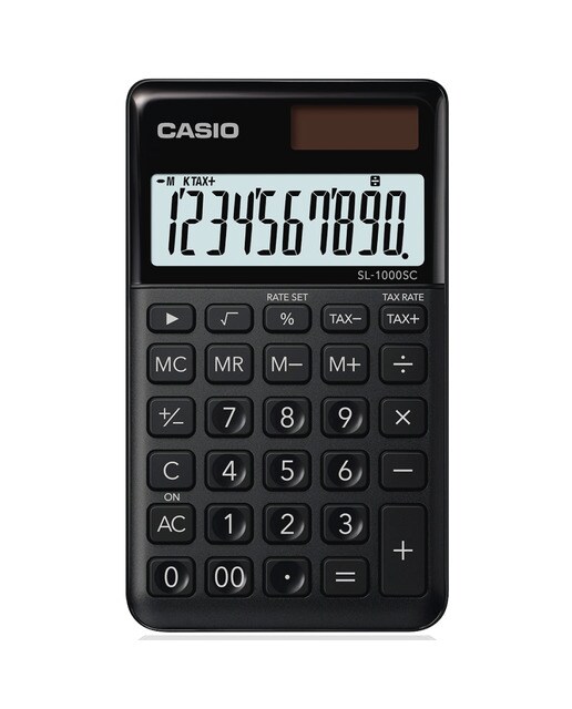 Imagem 0 de Calculadora de bolso SL-1000SC preta