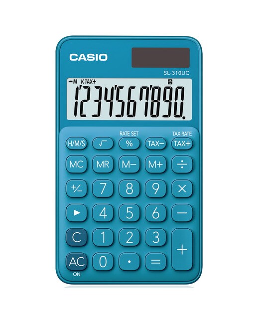 Imagem 0 de Calculadora de bolso SL-310UC azul