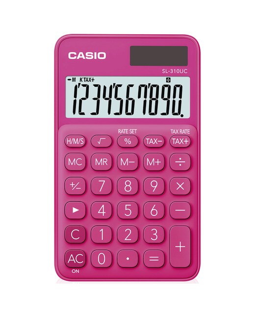 Imagem 0 de Calculadora de bolso SL-310UC fúcsia