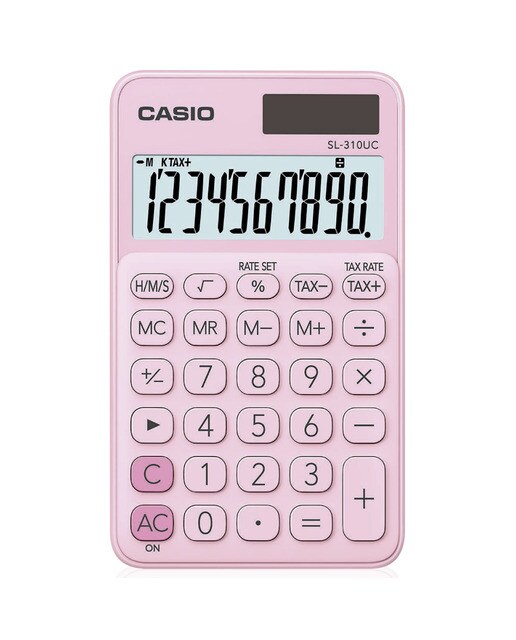 Imagem 0 de Calculadora de bolso SL-310UC rosa