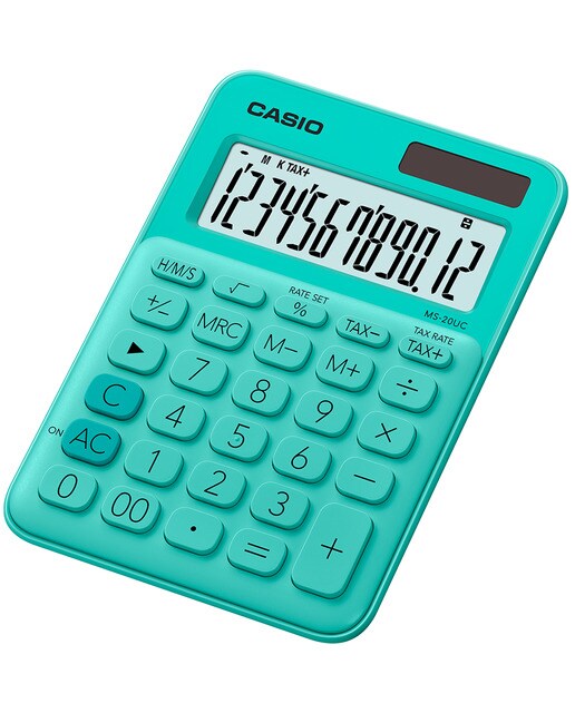Calculadora de Sobremesa MS-20UC Casio Verde Verde-1