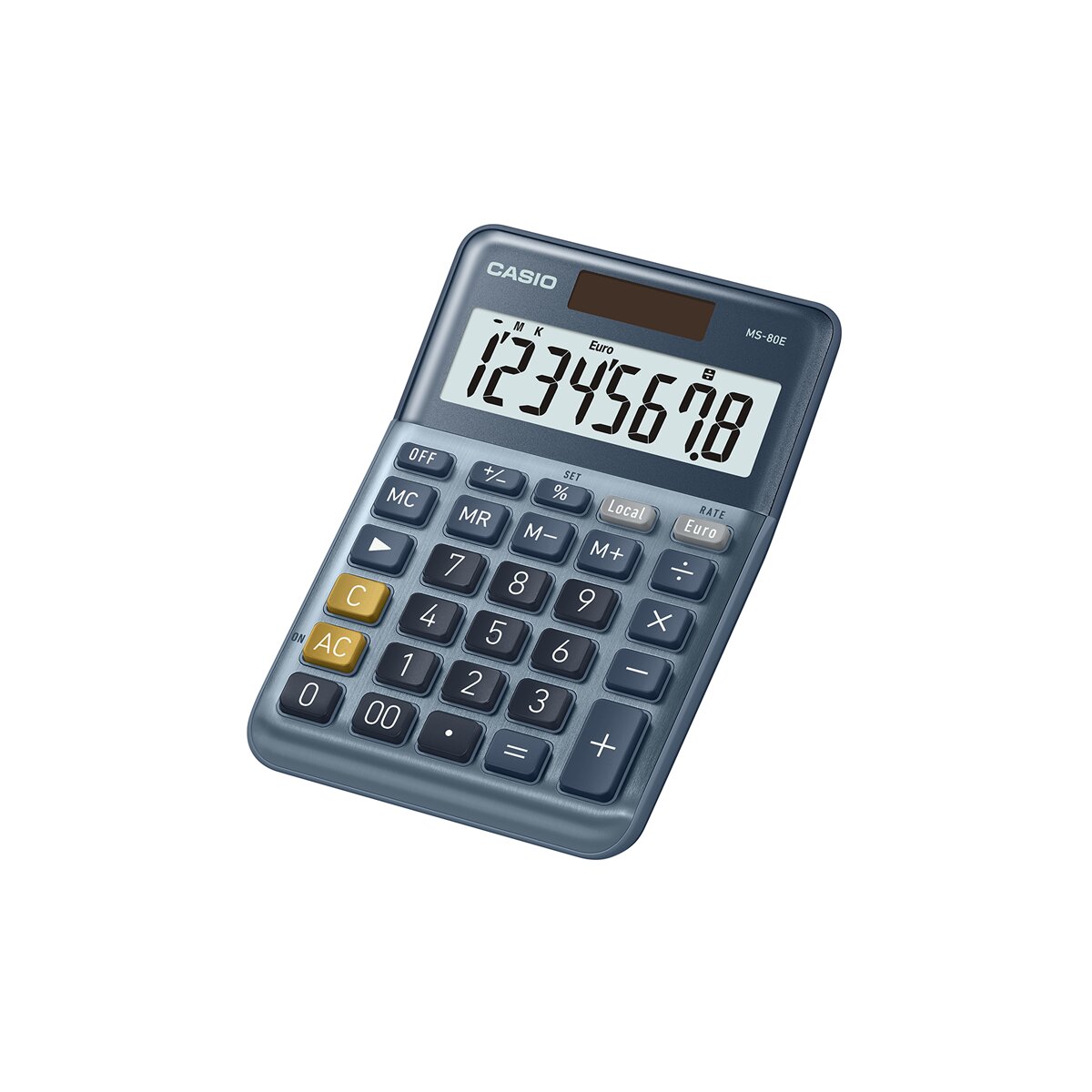 Calculadora de Mesa MS-80E, Azul Azul-2